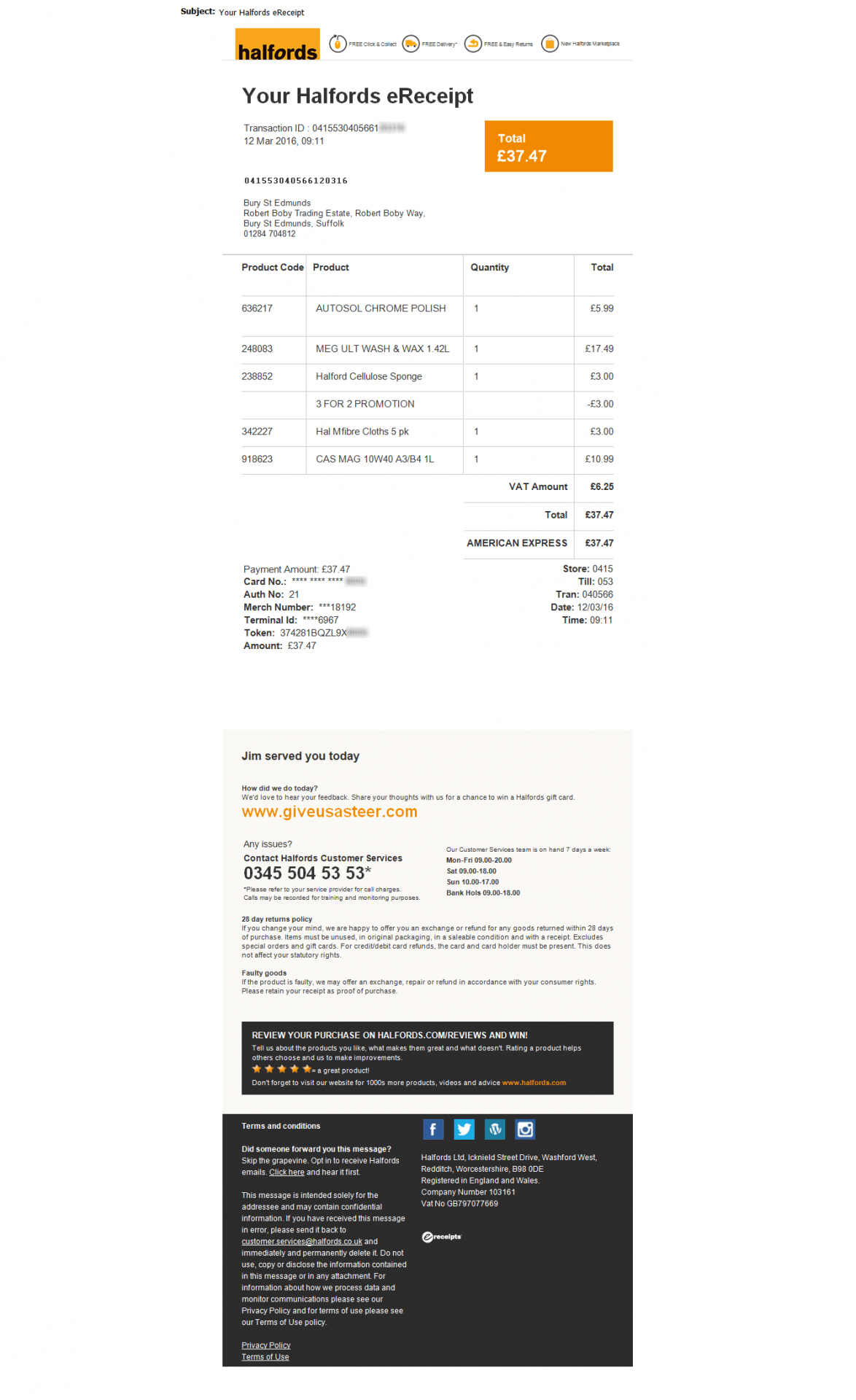 7 Great Examples of a Perfect EReceipt Return Path